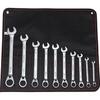Open end spanner with ring ratchte set 8-24mm 10-pc.